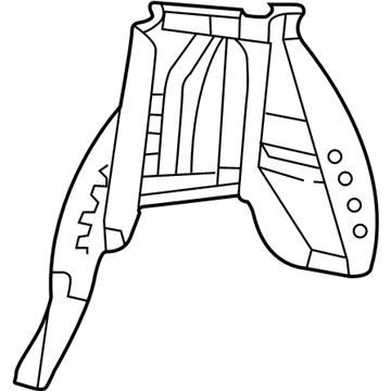 Ford YF1Z-5427886-AA Wheelhouse, Rear Inner Passenger Side YF1Z-5427886-AA Ford Wheelhouse, Rear Inner Passenger Side Illustration 1 of 1