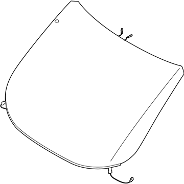 Ford KT1Z-5403100-J Glass - Windscreen
