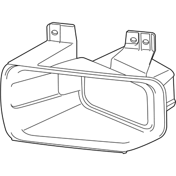 Ford FL3Z-15266-A Lamp Bracket, Front Passenger Side FL3Z-15266-A Ford Lamp Bracket, Front Passenger Side Illustration 1 of 1