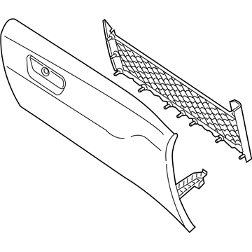 Ford GS7Z-5406024-AA Door Assembly - Glove Compartment
