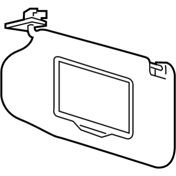 JL7Z-7804104-AD Ford Visor Assembly - Sun Illustration 1 of 1