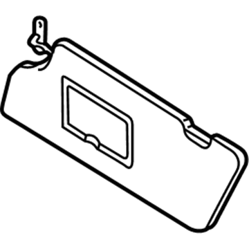 Ford 3S4Z5404104BAA Visor Assembly - Sun