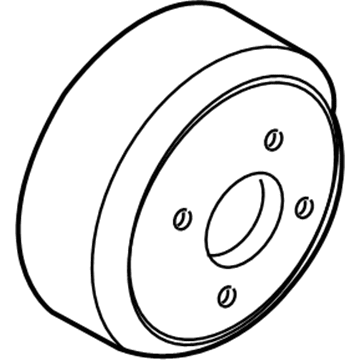 Ford Water Pump Pulley - 6L2Z-8509-AA