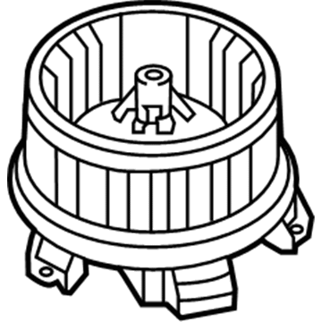 Lincoln DG9Z-19805-B Fan And Motor Assembly
