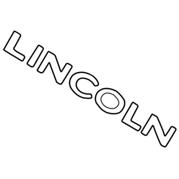 Lincoln 3W4Z-5442528-AA Name Plate