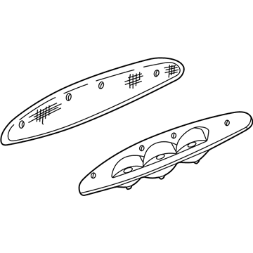 Ford 7L1Z-13A613-B Lamp Assembly - Rear - High Mounted