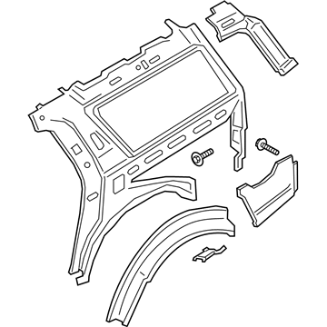 Lincoln JL1Z-4027864-B Frame Assembly