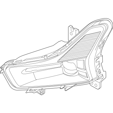 Ford KS7Z-15200-B Fog Lamp Assembly