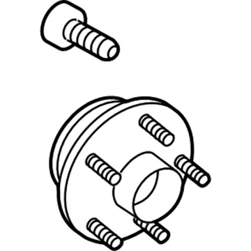 Ford 4R3Z-1104-B Hub Assembly - Wheel
