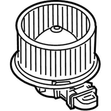 Ford DG1Z-19805-D Fan And Motor Assembly