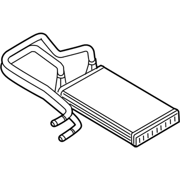 Ford CG1Z-18476-B Radiator And Seal Assembly - Heater