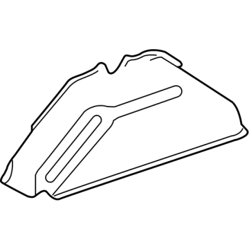 Ford CK4Z-16A550-GC Mudflap Assembly