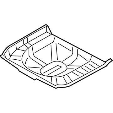 Mercury 8G1Z-5411215-AA Pan Assembly - Floor - Rear