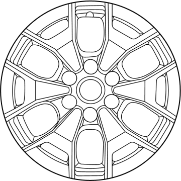 Ford NL3Z-1007-B Wheel Assembly