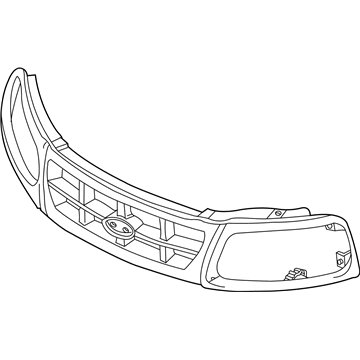 Ford F85Z-8200-EAA Grille - Radiator