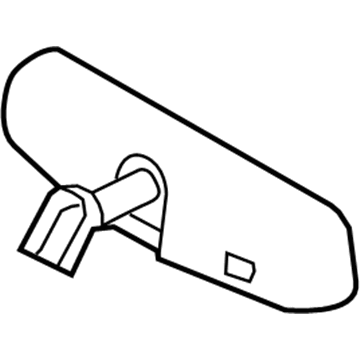 Ford 6U5Z-17700-A Mirror Assembly - Rear View - Inner
