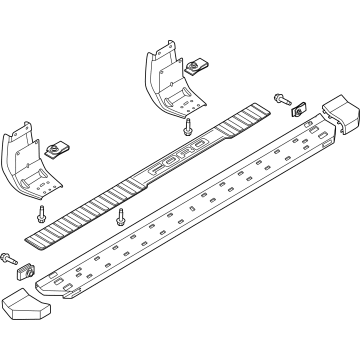 Ford NC3Z-16450-HA Running Board, Passenger Side NC3Z-16450-HA Ford Running Board, Passenger Side Illustration 1 of 1