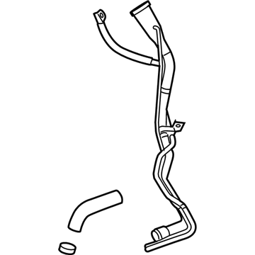 Ford Flex Fuel Filler Hose - 8A8Z-9034-C