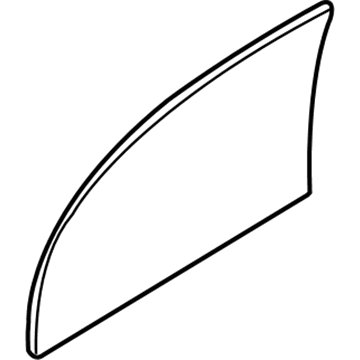 Ford YS4Z-6121410-BB Glass - Door Drop