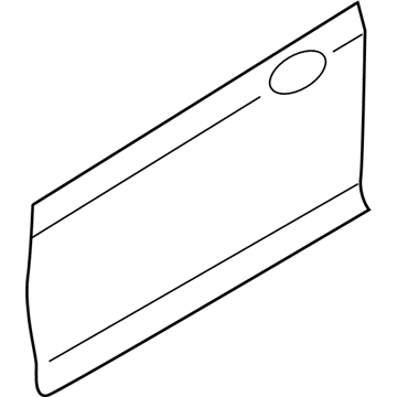 Mercury 9E5Z-5420201-A Panel Assembly - Door - Outer