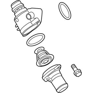 Ford BL3Z-8A586-F Connection Water Outlet
