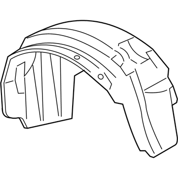 Ford 6W7Z-16054-A Apron Assembly - Front Fender