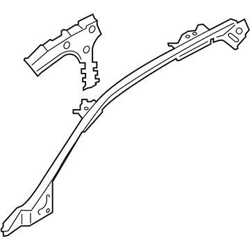 Lincoln FA1Z-5851186-B Rail Assembly - Body Side - Upper