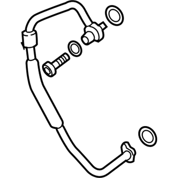 Ford FB5Z-8K153-D Tube - Water Outlet