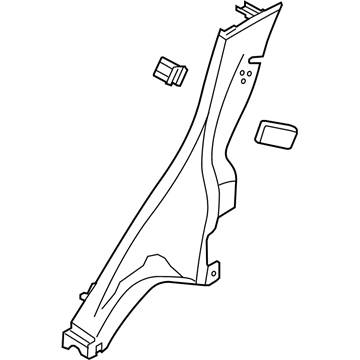 Ford BE8Z-5431012-AB Trim - Wheelhouse