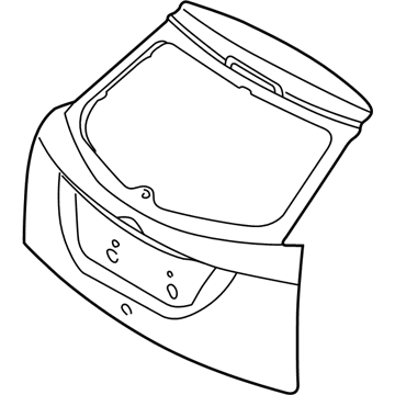 Ford 2M5Z-6140110-CA Door Assembly - Luggage Compartment