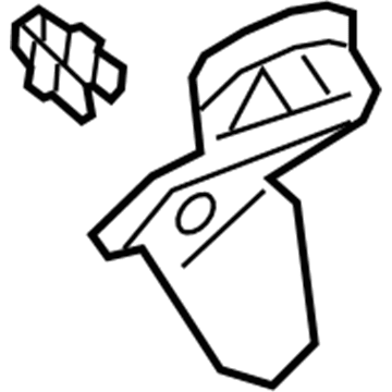 CV6Z-5452019-AA Ford Pillar Trim, Rear Upper Driver Side Illustration 1 of 1