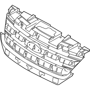 AE5Z-8A284-AC Ford Mount Panel Illustration 1 of 1