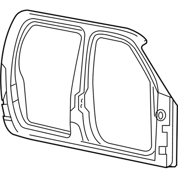 Lincoln YL3Z-16211A10-AA Frame - Door