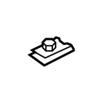 Ford -W717634-S439 Nut - Adjusting Screw