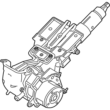 Ford BE8Z-3C529-Q Column Assembly - Steering