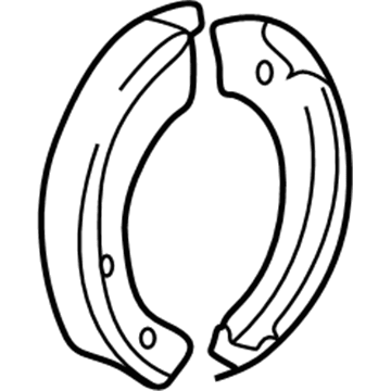 Lincoln 6L1Z-2A753-A Kit - Brake Shoe And Hardware