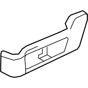 Ford 7L1Z-7862163-CA Front Shield, Driver Side 7L1Z-7862163-CA Ford Front Shield, Driver Side Illustration 1 of 1
