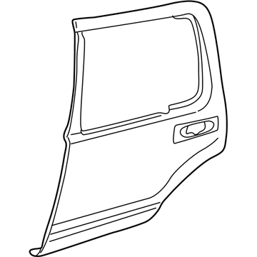 Lincoln 5C5Z-7824630-A Door Assembly - Rear - Left