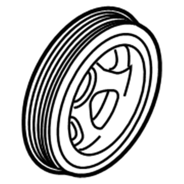 Ford F1FZ-6312-A Pulley - Crankshaft
