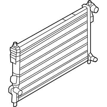 Ford EB5Z-8005-E Radiator Assembly