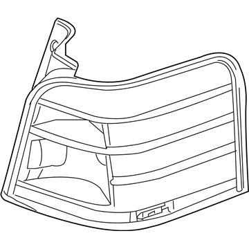 Ford 8F9Z-13404-A Lamp Assembly - Rear, Stop And Flasher