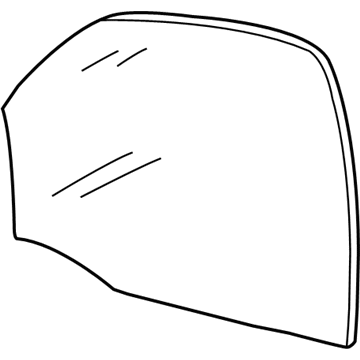 Ford F5AZ-5421411-A Glass - Door