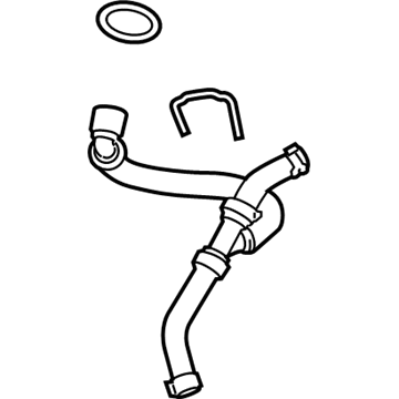 Ford FL3Z-8A577-A Water Pump Tube FL3Z-8A577-A Ford Water Pump Tube Illustration 1 of 1