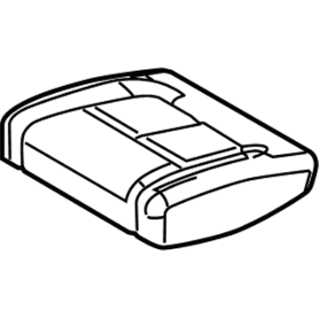 Ford AL3Z-1863804-AB Cover Assembly - Rear Seat Cushion