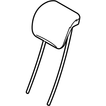 Ford KT1Z-76611A08-AA Head Rest Assembly
