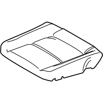 Ford KT1Z-1763841-C Pad - Rear Seat Cushion