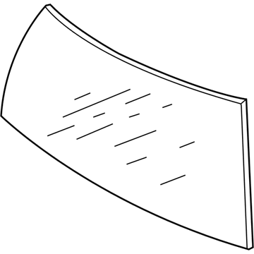Lincoln AL1Z-78422A12-A Window Assembly - Back