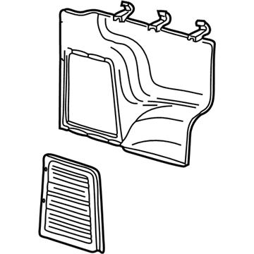 Ford F8UZ-1631113-AAB Panel - Trim