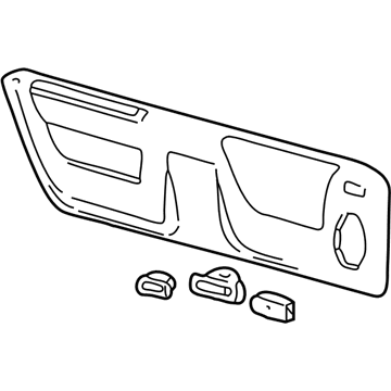 Ford 1C2Z-16311A59-AAE Trim - D Pillar