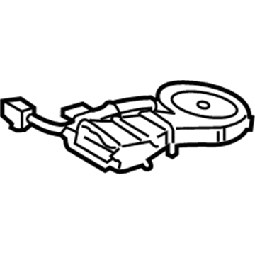JU5Z-19N550-B Ford Blower Motor, Front Illustration 1 of 1